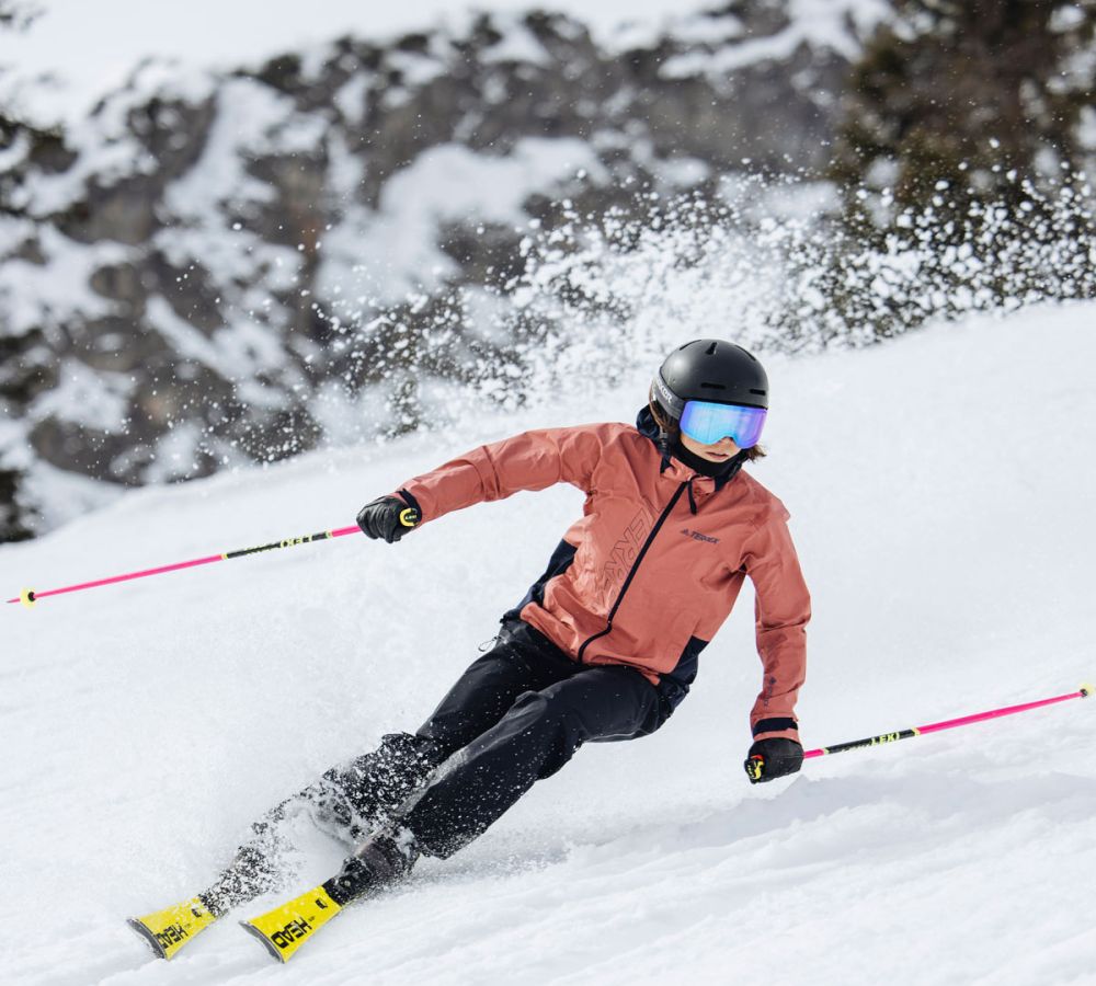 Skifahrerin am Fellhorn