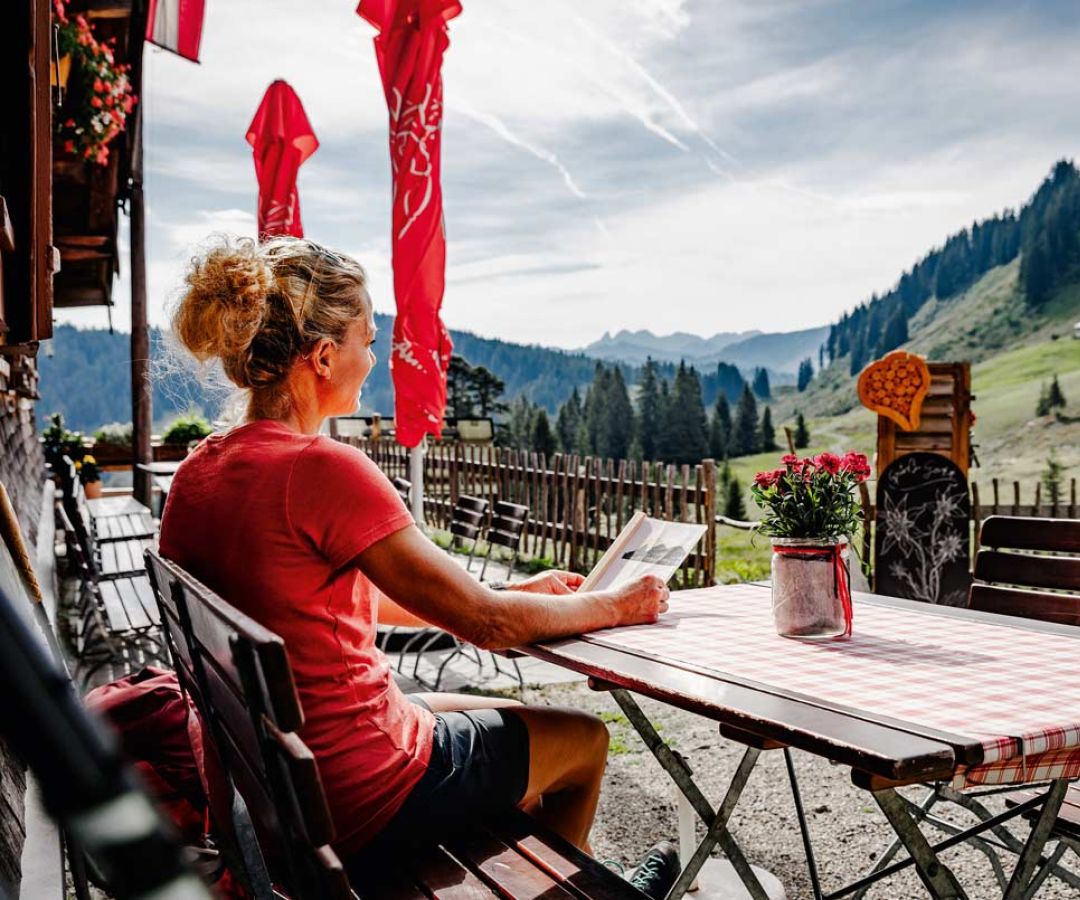 Bewirtschaftete Alpe - Burgl Hütte